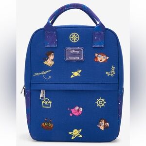NEW Loungefly Disney Treasure Planet Embroidered Canvas Mini Backpack